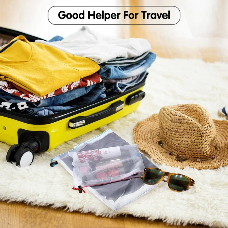 أكياس إنتاج شبكية قابلة لإعادة الاستخدام والغسيل ، خالية من النفايات الممتازة ، أكياس لتخزين الفواكه والخضروات