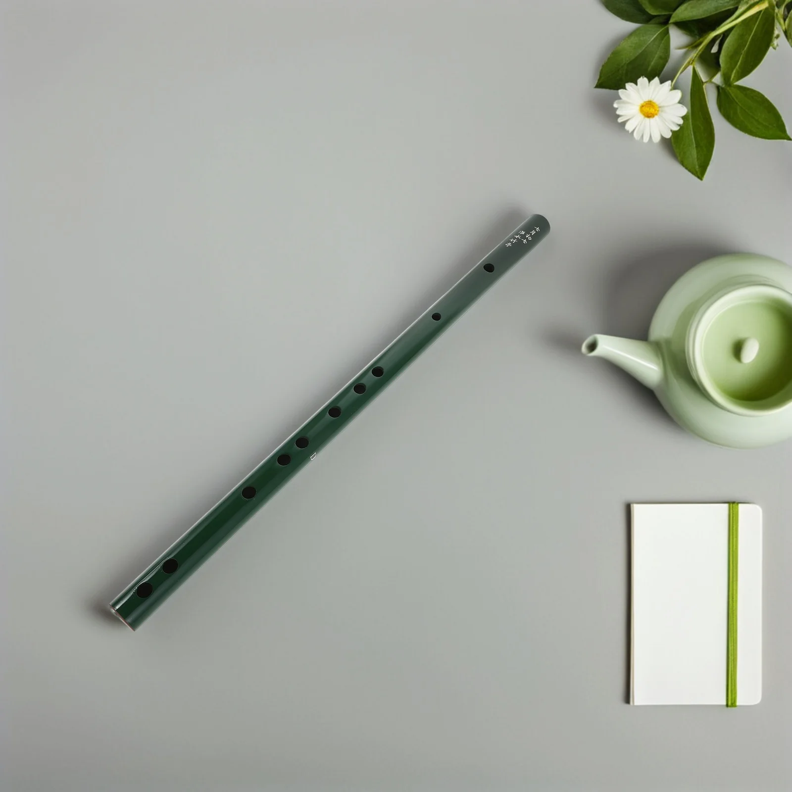 

Flute Beginner Bamboo Instrument Props Chinese Flutes Dizi Traditional Music Green for Beginners Student