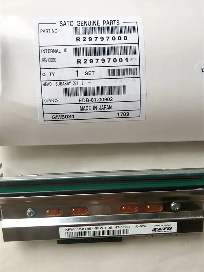 Tête d'impression SATO CL4NX R29797000, 200DPI, KPW-112-8TBB4-SKW, sensible à la chaleur, machine à étiquettes