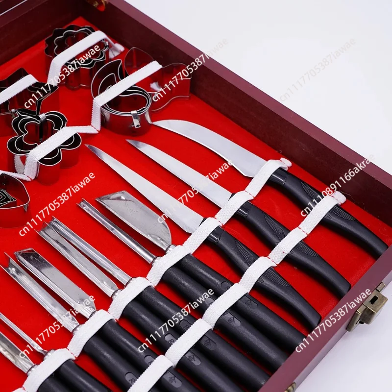 Suitable for 80 practical chef carving tool sets for cooking, fruit and vegetable decoration, food art tools
