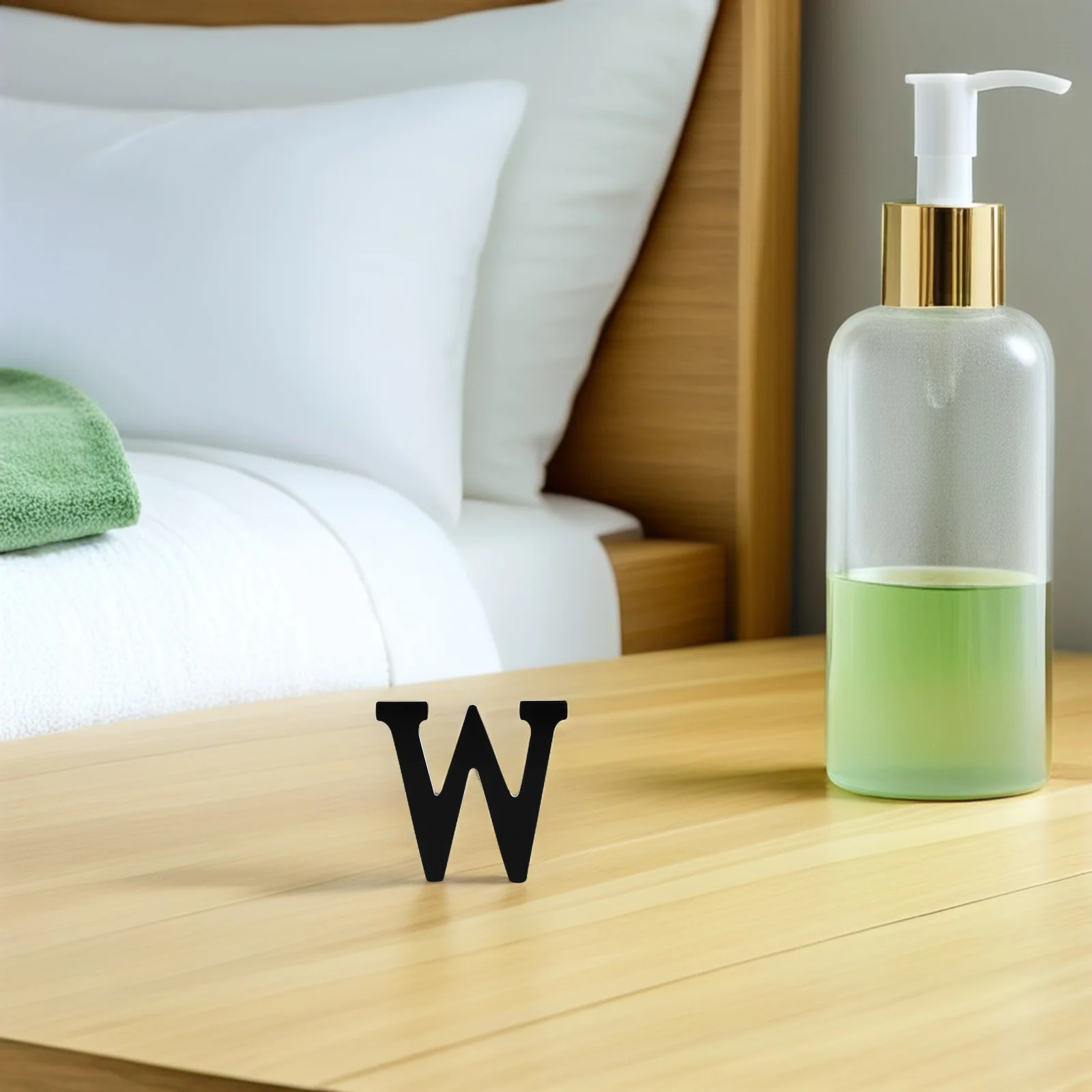 

Mini Acrylic Alphabet Letters Black Flatback Charms for DIY Crafts Jewelry Making Scrapbooking Table Centerpiece Decor