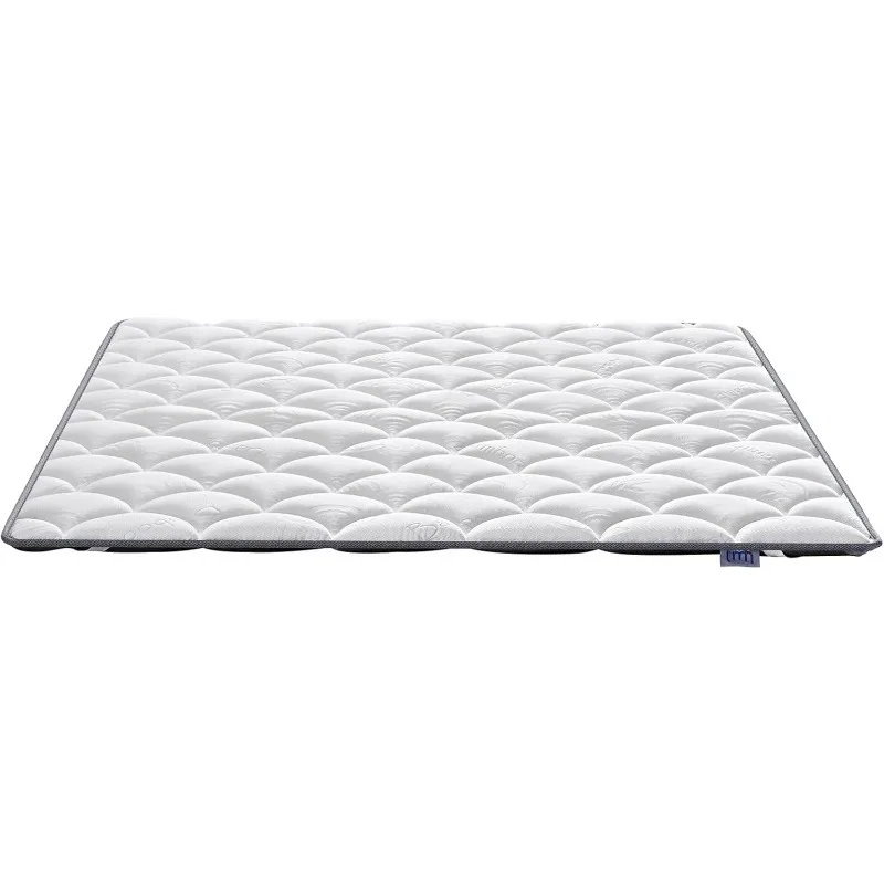 Mattress Topper - Soft Foldable Memory Foam Mattress Pad - 2 Inch Thin Cooling Breathable Mattress Protector