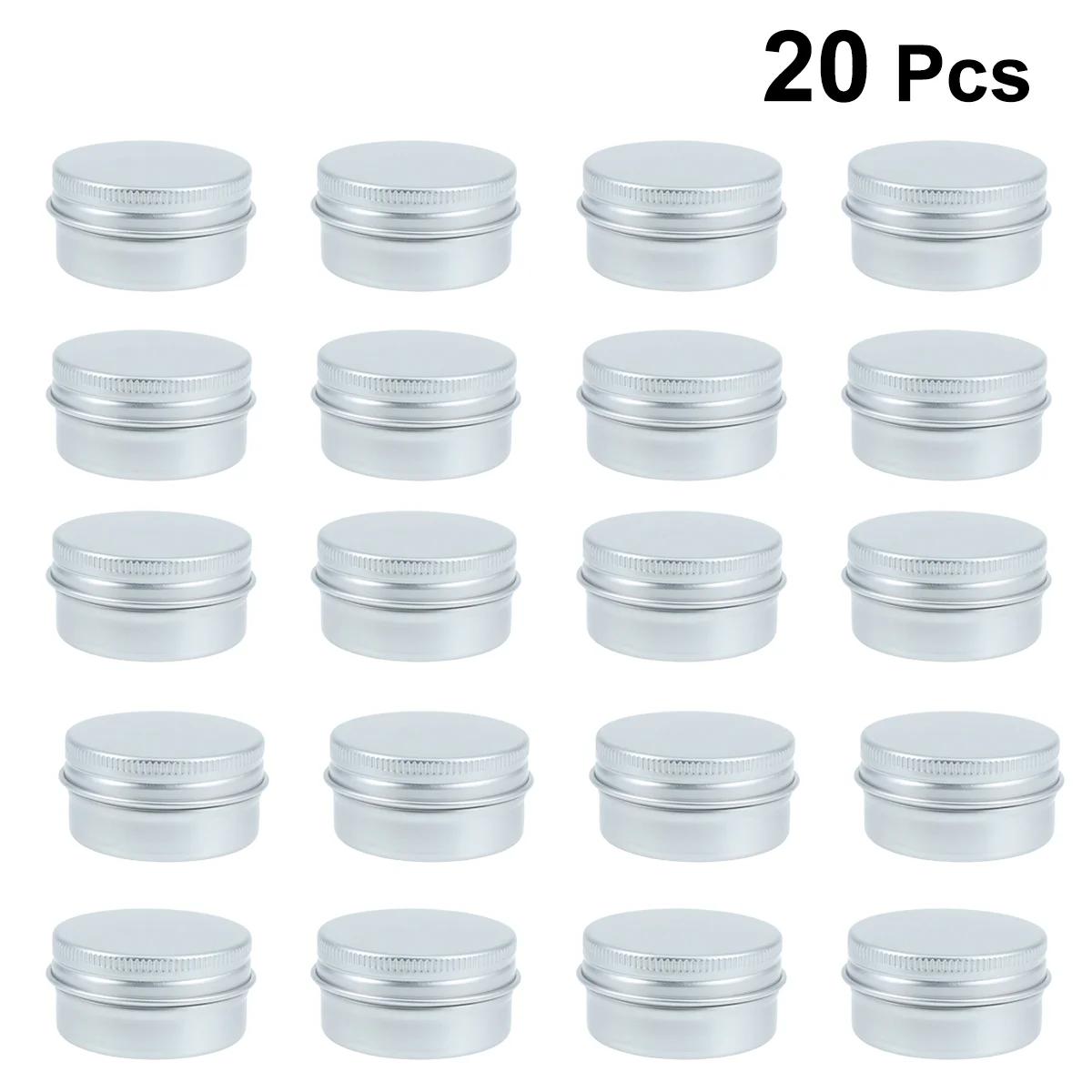 

20 Pcs Cream Empty Jar Jars Travel with Cover Lids for Creams Pot Bottle