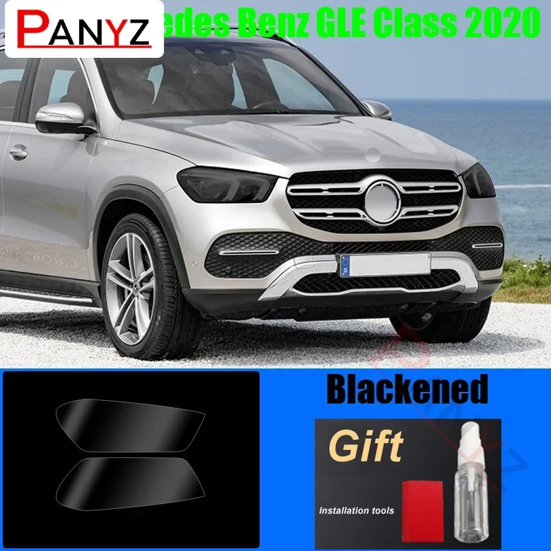 

Пленка для фар из ТПУ для Mercedes Benz GLE Class 2020, черненые прозрачные предварительно вырезанные защитные наклейки для автомобиля, внешние аксессуары