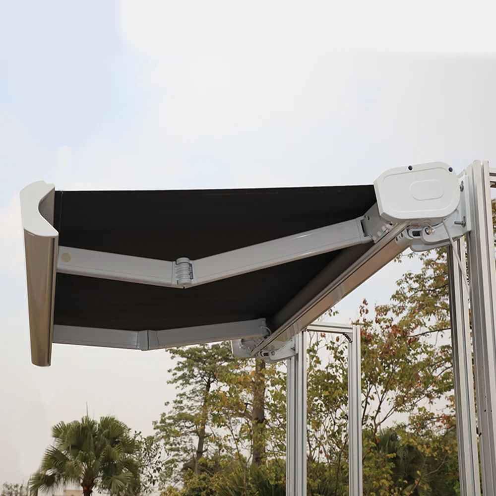 

Outdoor Wholasela House Garden Pergola Terrace Sliding Foldable Retractable Sun Sunshade Shade Awning
