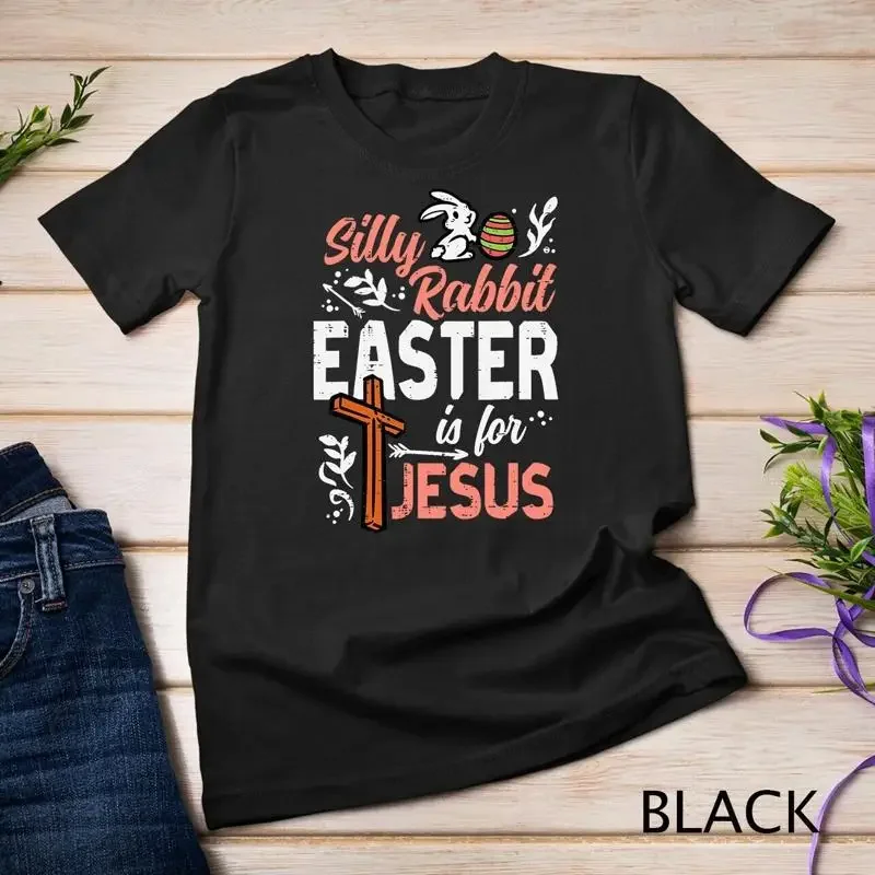 Christian Silly Rabbit Easter For Jesus Herren Jungen Teenager Unisex T-Shirt