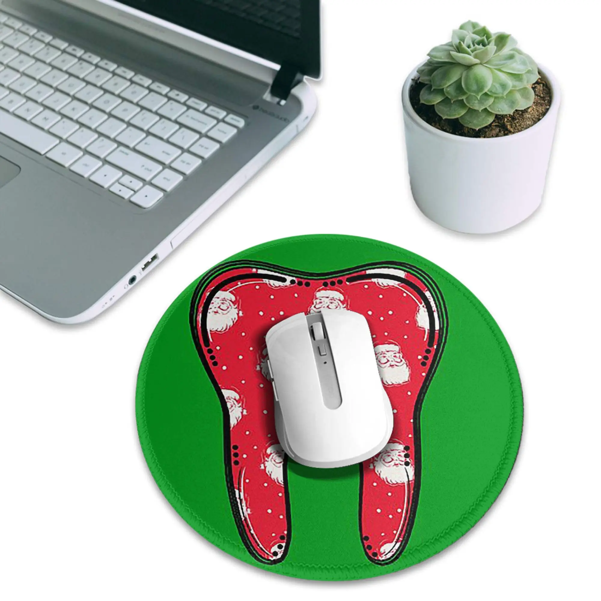 Christmas tooth dentist dental assistant hygienist teeth Mouse Pad Computer Keyboard Mouse Mat Gamer Laptop Desk Mat Table Mats