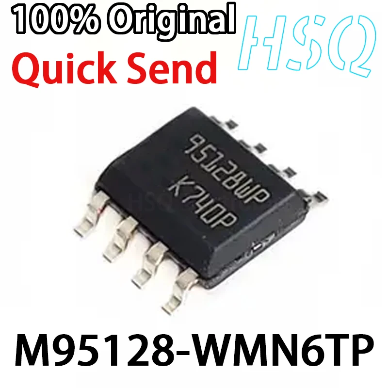 

10PCS Original M95128-WMN6TP 95128WP SMD SOP8 Brand New Memory Chip