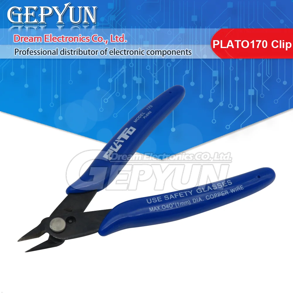 PLATO 170 Wishful Clamp DIY elektroniczne szczypce ukośne szczypce do cięcia bocznego przecinak do drutu części drukarki 3D