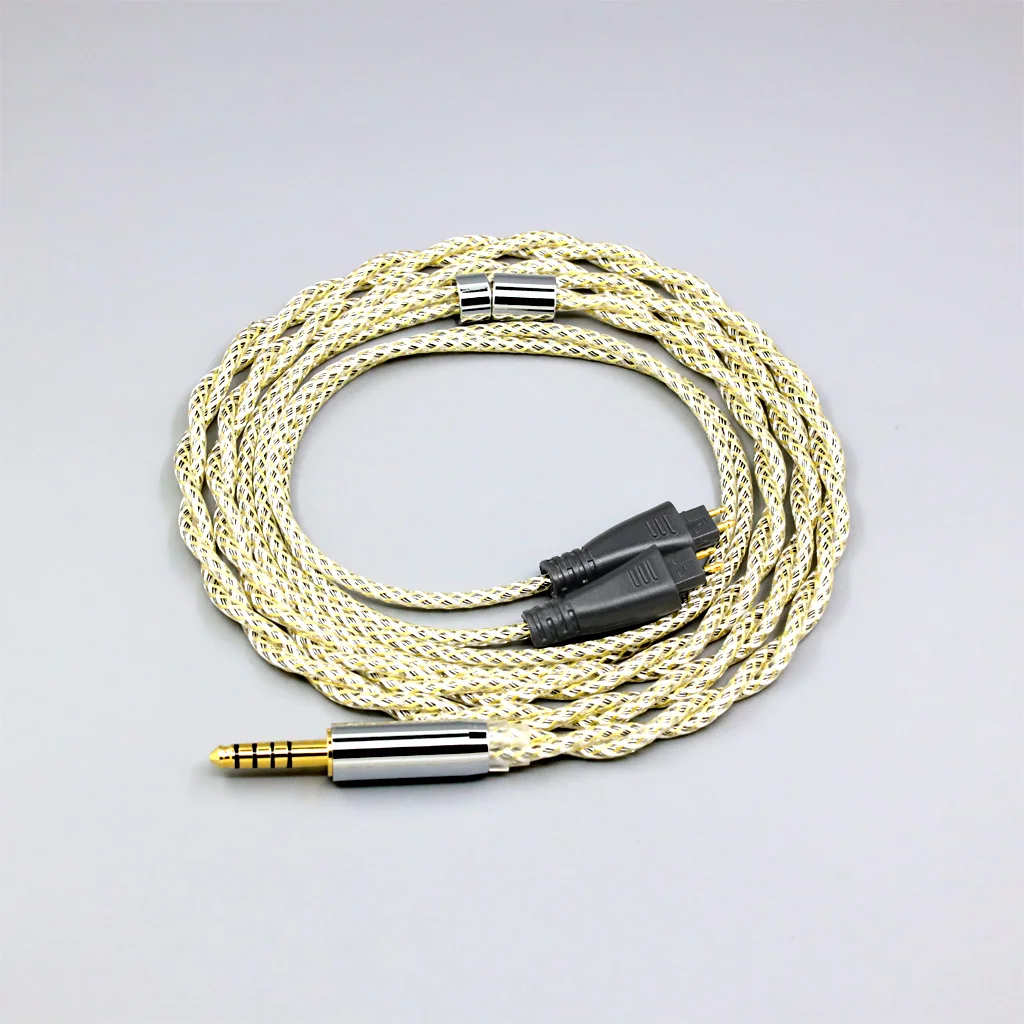

TypeS 23AWG Litz Shielding Silver OCC Earphone Cable For FOSTEX TH900 TH1000RP TH1100RP TH-909 TR-X00 TH-600 MK2 Headphone 8932