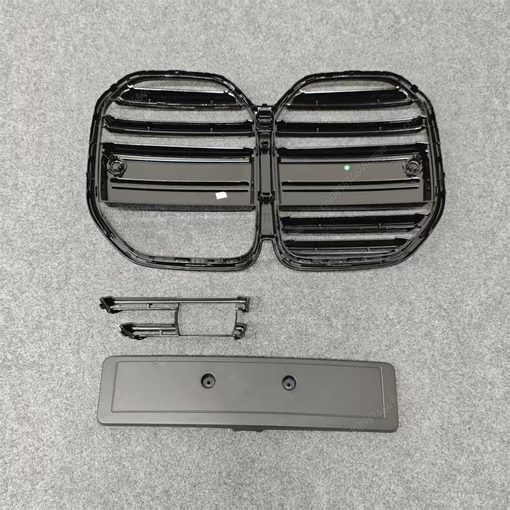 المصد الأمامي شواء شبكة الكلى السوداء اكسسوارات السيارات ACC لسيارات BMW 4 Series G22 G23 M-Sport 420i 430i 435i M440i 420d 2020-2025