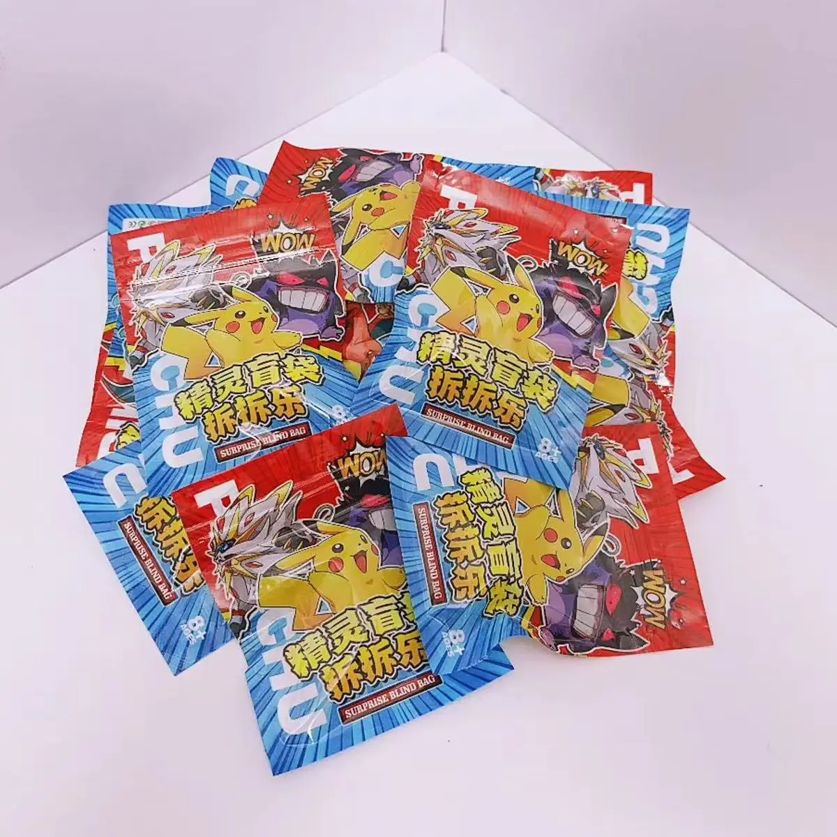 32pcs Pokemon Blind Bag Mystery Box Anime Pocket Monsters Merchandise Surprise Toy Random Figures Keychain Gift view 6
