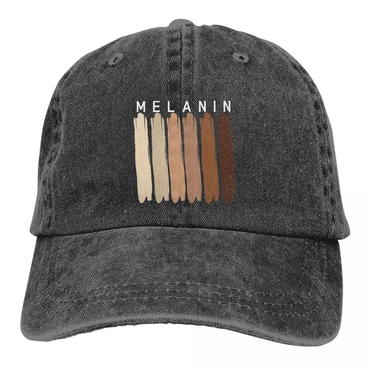 Melanin Shades Black Pride Baseball Cap Outfit For Men Women Vintage Hats Black History Month Sun Cap Adjustable