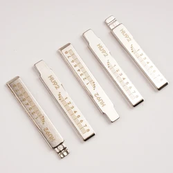 5pcs/lot HU92 Engraved Line Key Blade Lishi Decoder Tools For BMW Mini LandRover Scale Shearing Teeth Cutting Key