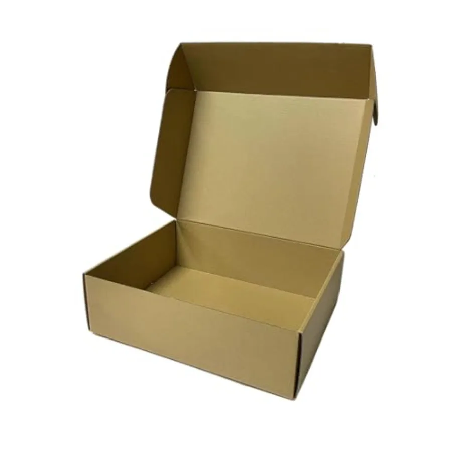 

13x10x4 Inch Set of 18 Pack Corrugated Shipping Boxs - Cardboard Boxes for Mailing Packing and Literature Mailer Boxes Small Bu