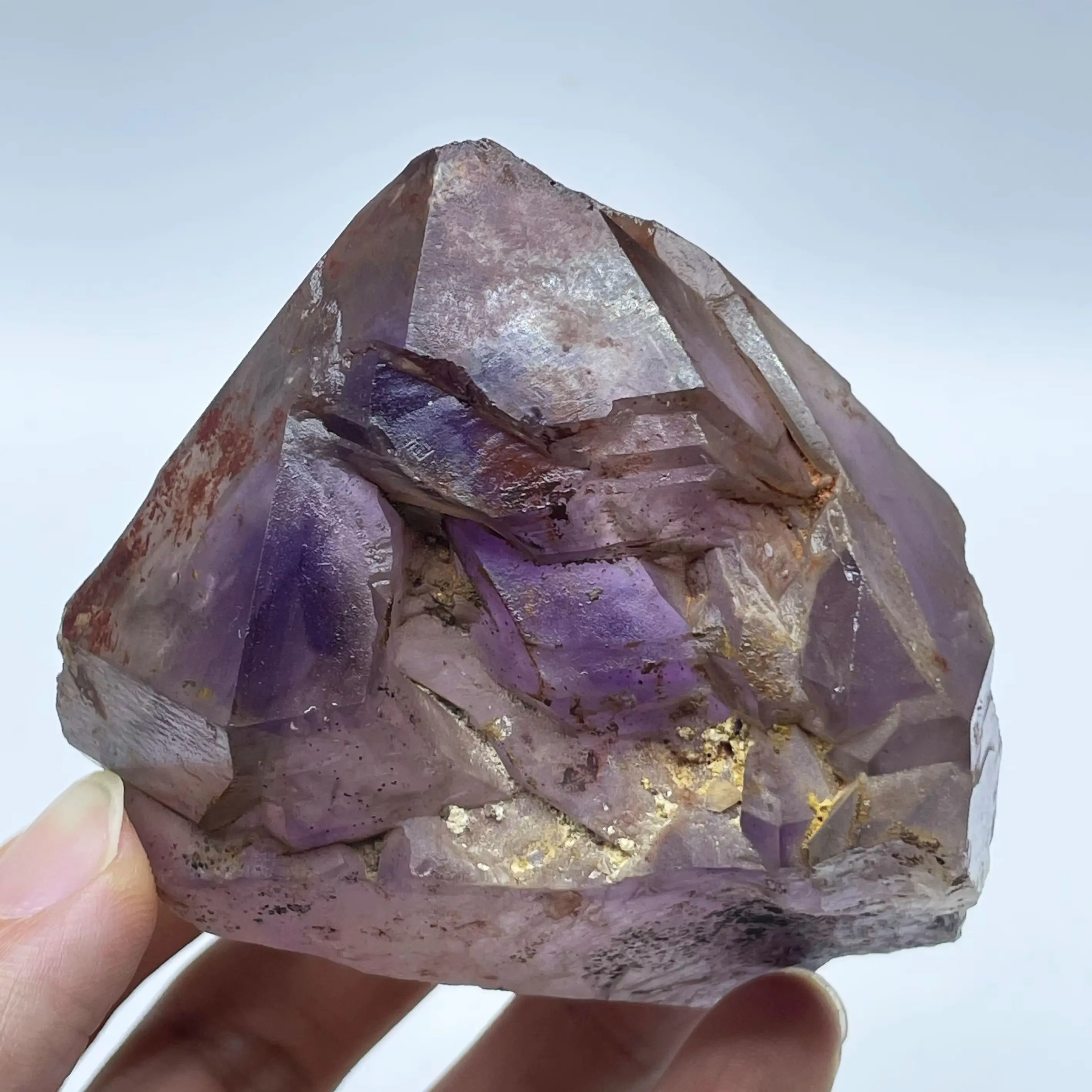 Natural Skeletal Crystal Amethyst Mineral Specimen Herkimer Stones And Crystals Healing Grystals Quartz Home Decorations
