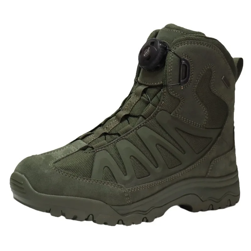 Outdoor Hiking Mountaineering Camping Shoes Breathable Tactical Boots Special Forces Wear-resistant Training Combat Desert Boots