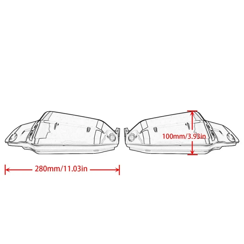 For Honda XL 750 Transalp 2023 2024 2025 Handlebar Accessories Motorcycle Hand Guard Screen Protector XL750 Hand Guard Kit view 5