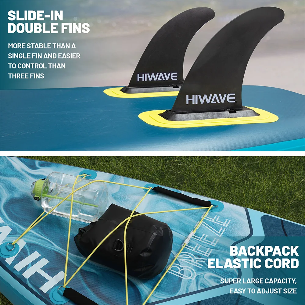 Myboat HIWAVE SUP Board 11'34''6 ''الكبار الدائمة نمط المائية نفخ مجداف المجلس مع الملحقات الفرعية الألعاب في الهواء الطلق #4