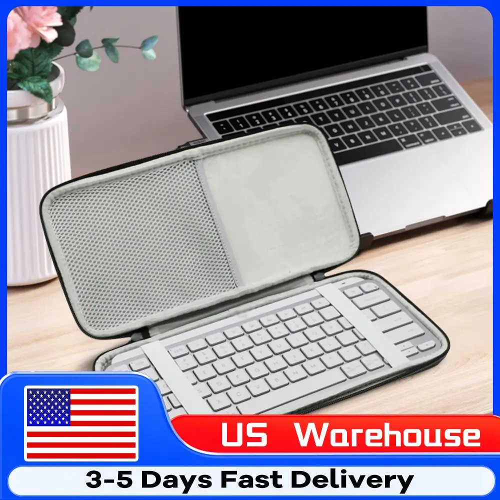 

EVA Hard Case Illuminated Keyboard Protective Storage Bag Carry Case for Logitech MX Keys Mini Keyboard