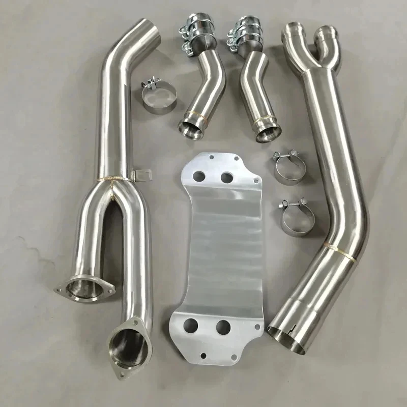 Best Selling 3.5 Inch Single Middle Exhaust Pipe M2 G87 3.0T S58 High Performance Stainless Steel Exhaust System