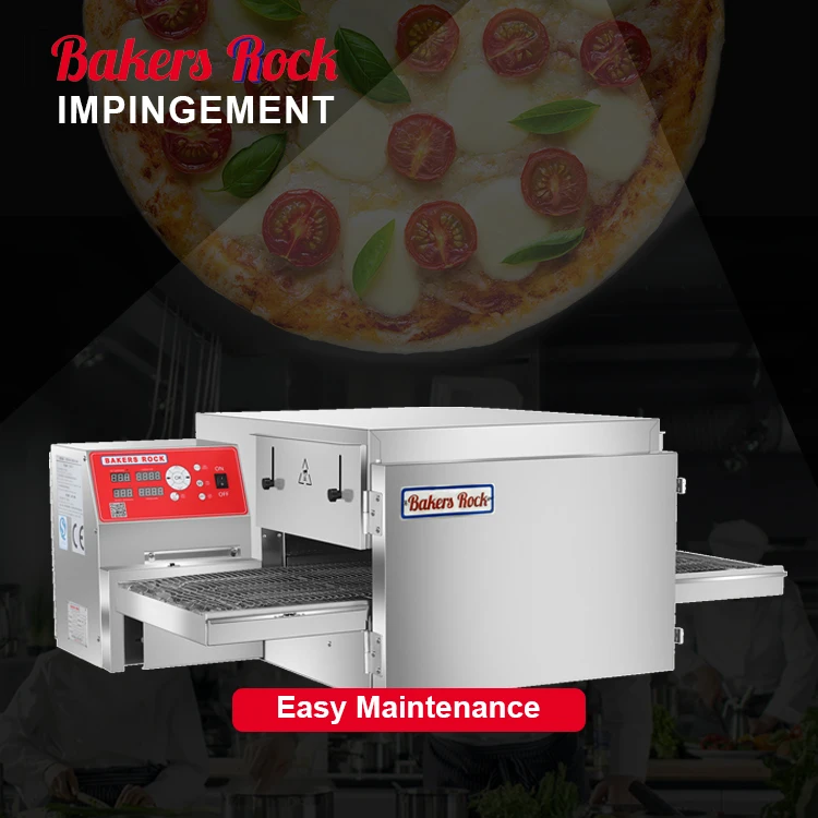 Electric Conveyor Pizza Oven For Sale, Stainless Steel Commercial Pizza Oven Pizza Machine for restaurant pizzeria