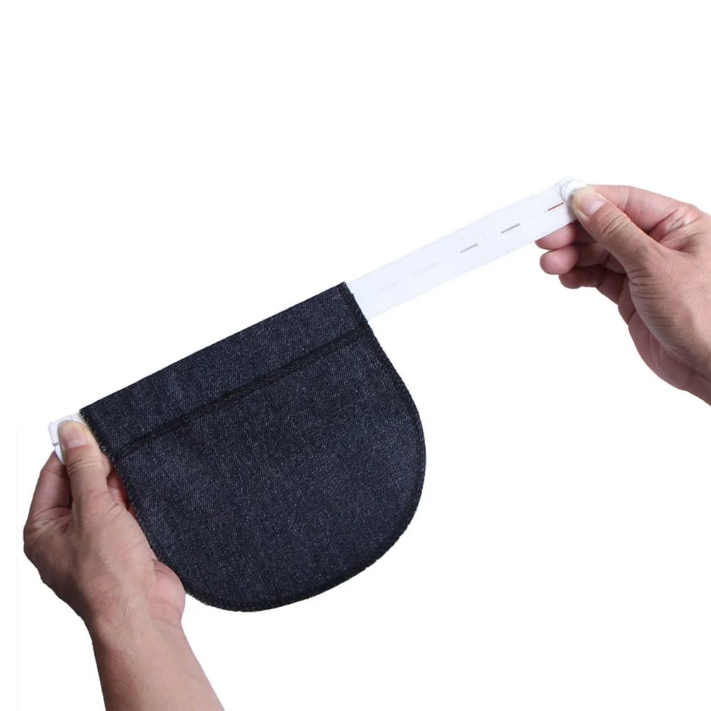 2 قطعة حزام مطاط موسع السراويل المريحة زر تمديدات للأمومة الرجال النساء قابل للتعديل الخصر تمتد السراويل إصلاح #1