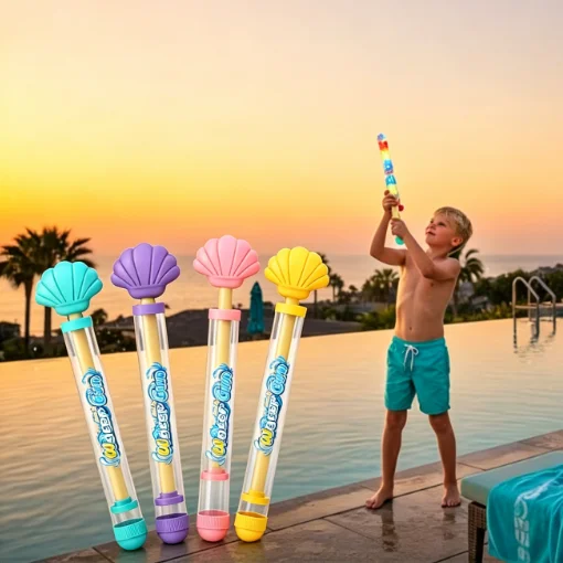 Romantic Couple Firework Water Spray Toy Outdoor Pool Party Game Innovative Fun Photo Props
