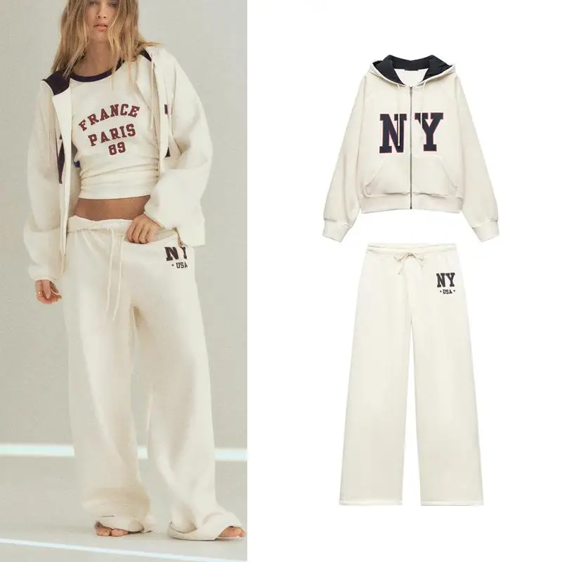 Plones de lana para mujer, novedad de otoño-invierno, 5644247, suda con capucha estilo universitario estampada, chaqu...