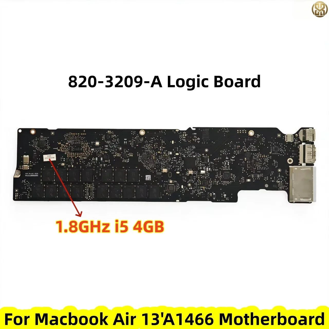 Original Used A1466 Logic Board For Macbook Air 13'A1466 Motherboard 820-3209-A I5 1.8Ghz 4GB 2012 Year