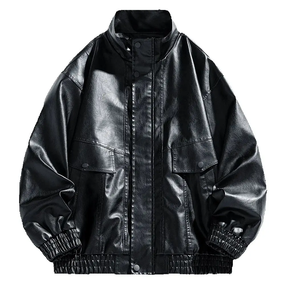 Men's Fashion PU Leather Jacket for Spring And Autumn 2025 - Fine Texture Durability Comfort