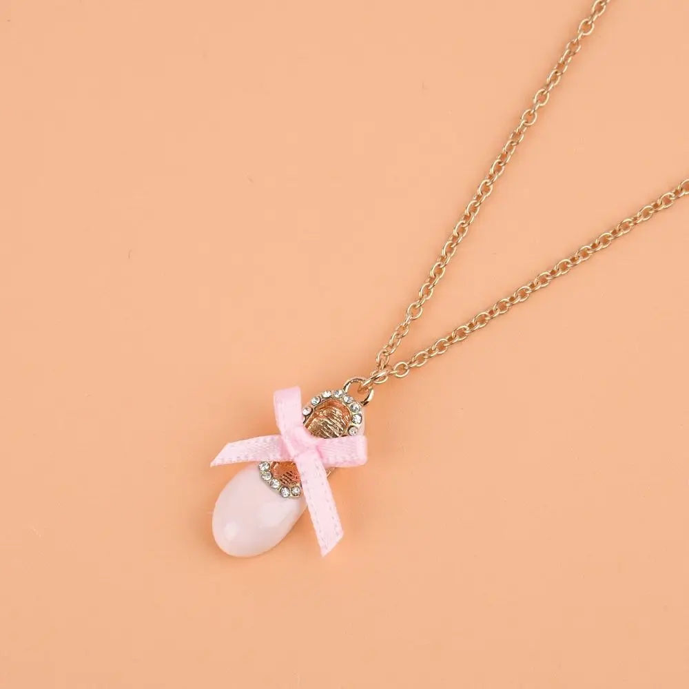 Sweet Senior Sense Ballet Shoes Pendant Gold Chain Rhinestone Light Luxury Choker Adjustable Crystal Jewelry Accessories Party