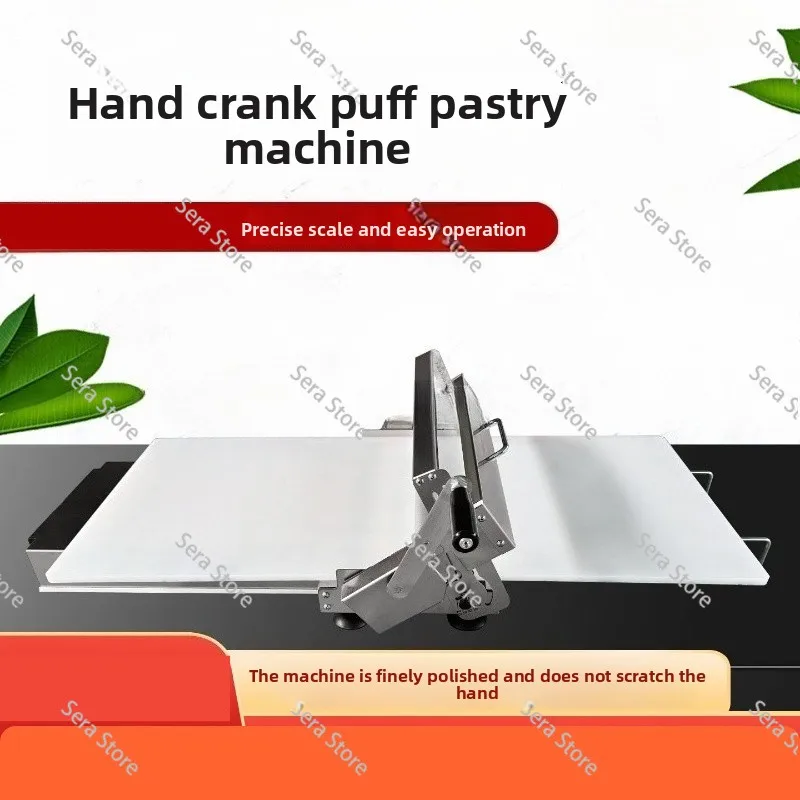 Hand Crank Machine Household Folding Puff Pastry Machine Small Commercial  Baking Equipment Simple Folding Shortening Machine