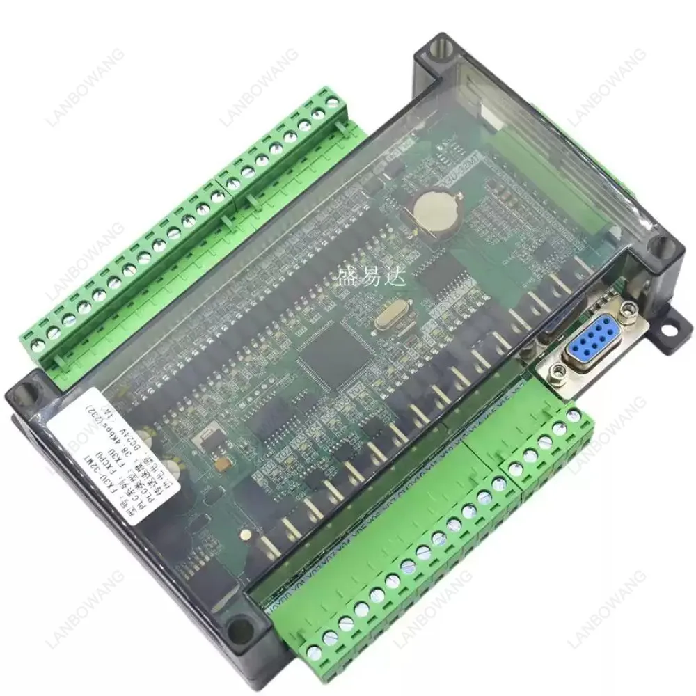 New FX3U 48MR PLC Controller RS485 Real Time Clock 24 Input 24 Relay Output 6AI 2AO