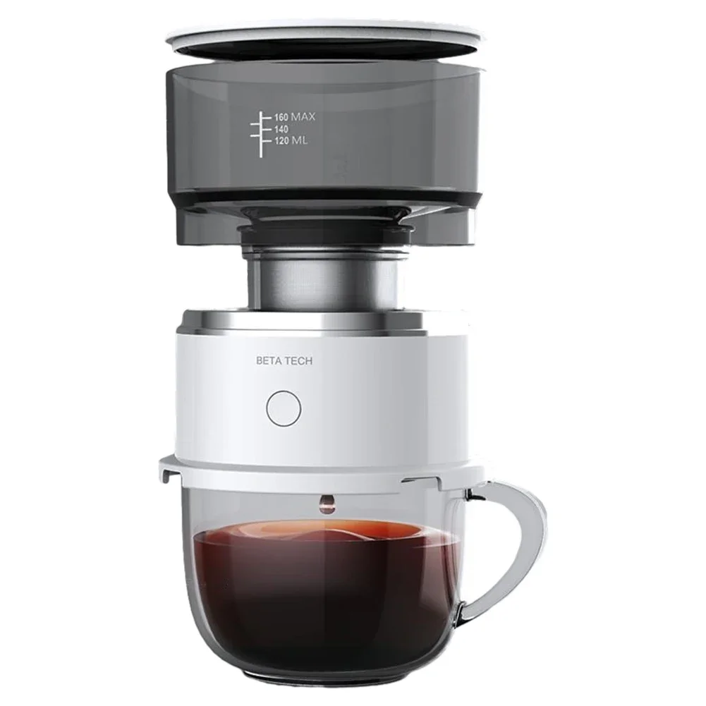 

Automatic Hand Drip Coffee Maker Stainless Steel Filter Travel Coffee Maker Portable Manual Press Coffee Espresso Maker