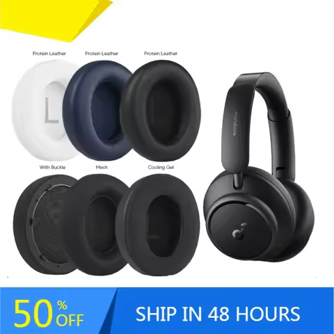 Replacement Ear Pads For Anker Soundcore Life Q45 BT Wireless Headphone Accessories Headset Ear Cushion Repair Parts Foam