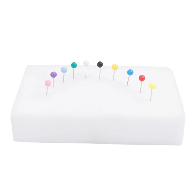 แผนที่ Tacks Push Pins หัวพลาสติกจุด,4มม.,500ชิ้น