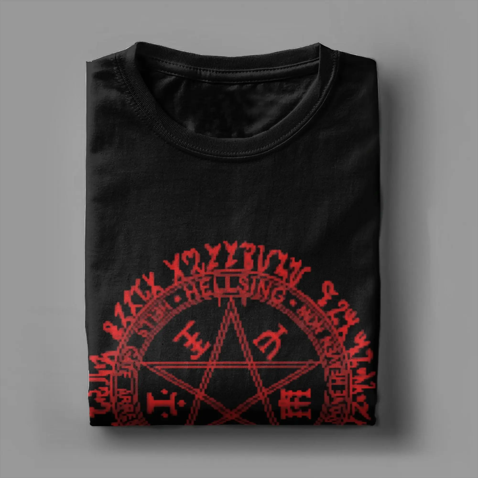 Men Women Printed Hellsing - Alucard T Shirt Tee 100% Cotton  T-shirts Clothing view 3