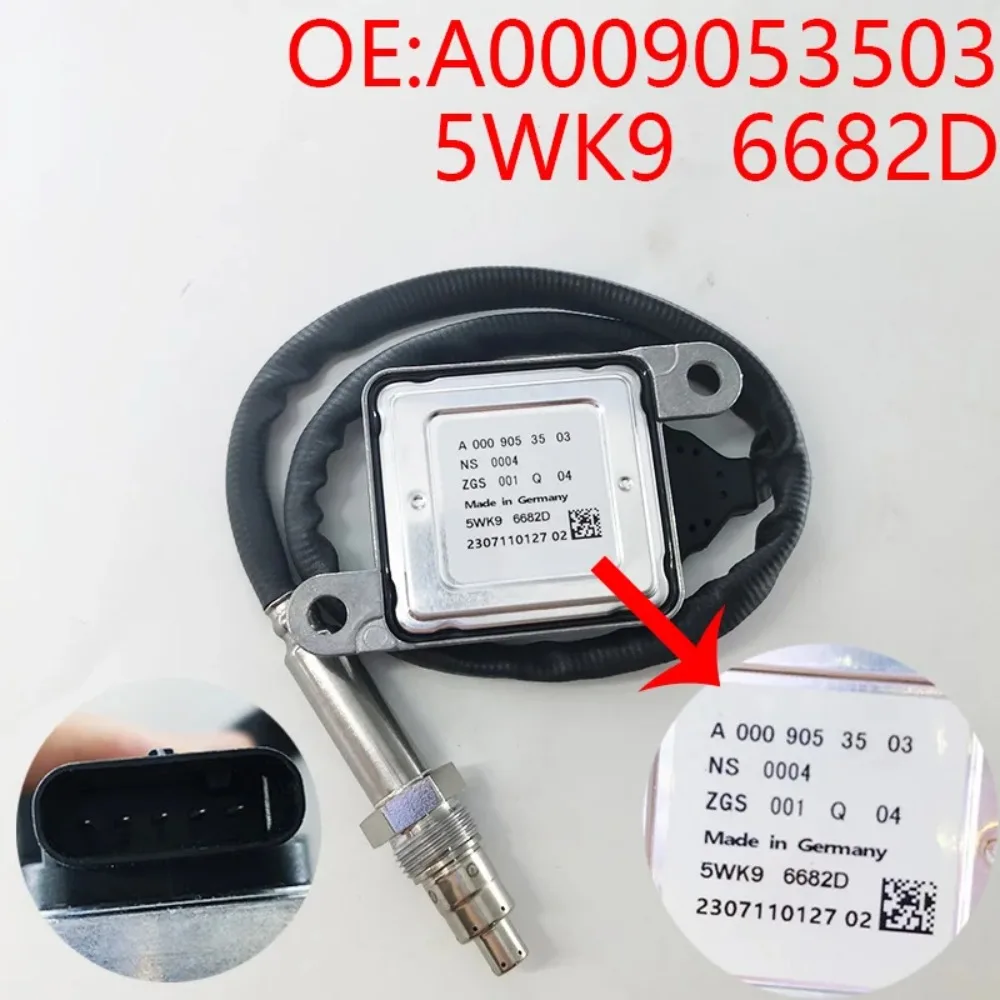 

For A0009053503 12V Flat Five Needles Nitrogen Oxide Sensor 5WK9 6682D A 000 905 35 03 5WK96682D