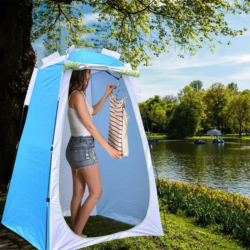 Imagem -03 - Portátil Pop-up Privacy Shower Tent Espaçoso Vestiatório para Camping Pesca Caminhadas Praia wc ao ar Livre Banheiro