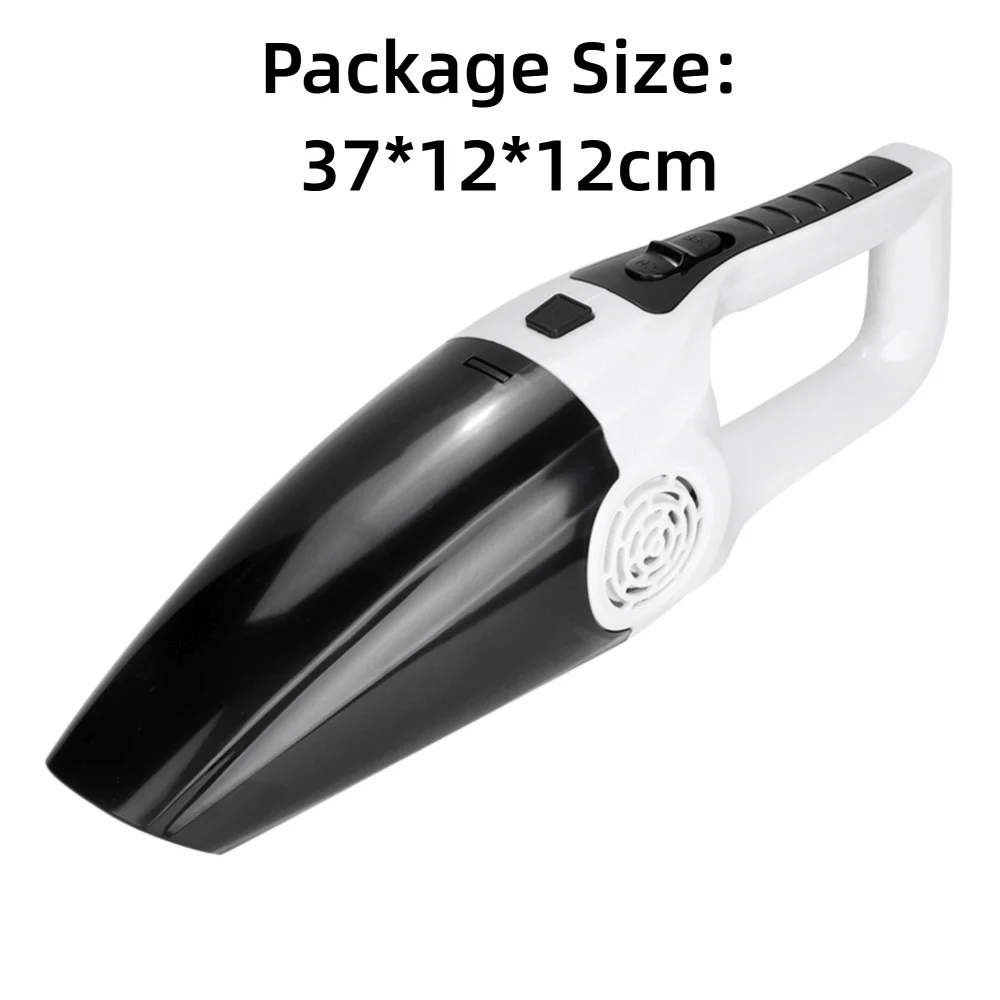 120W Power Handheld Vacuum Cleaner 12V Voltage Wet&Dry Dual-Use Car Vacuum Cleaner 3600mbar Suction Wet Dry Vacuum Cleaner