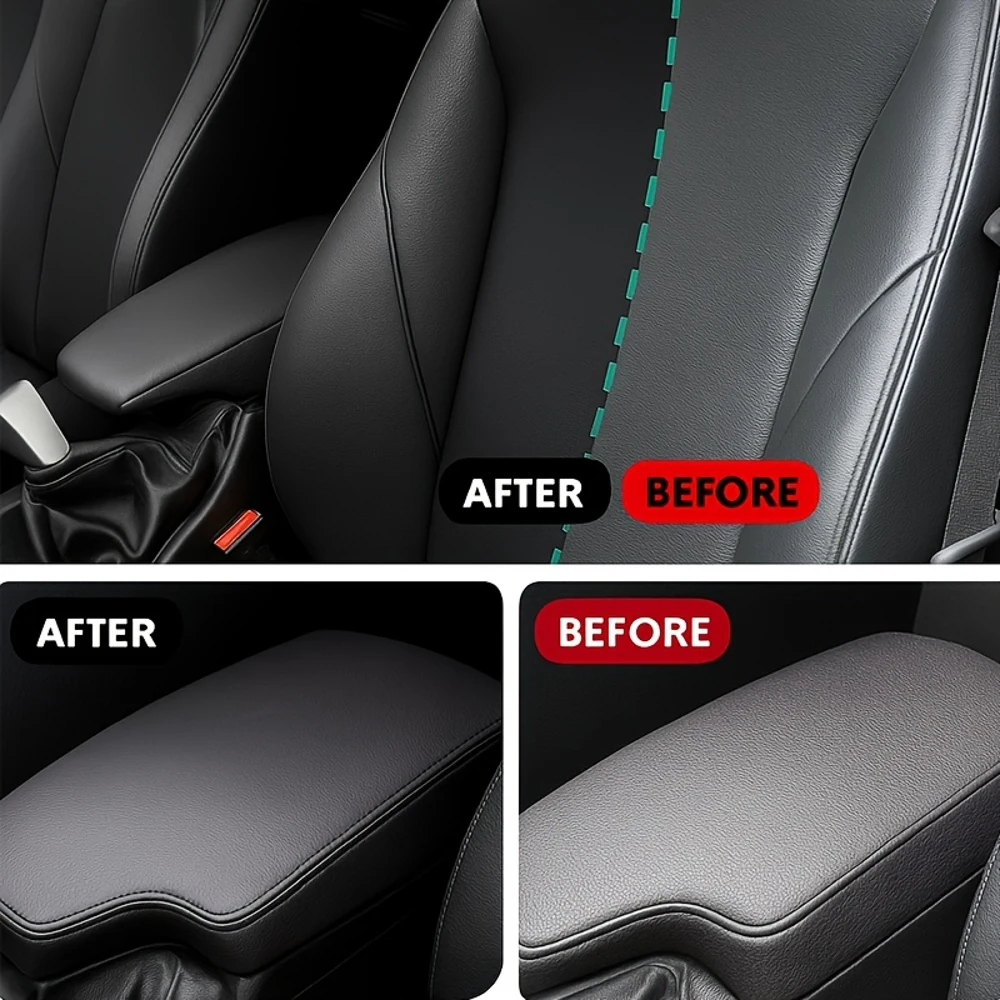 شمع تلميع بلاستيكي متطور - شمع لامع للإطارات، معجون تجديد داخلي، شمع سطحي، كريم العناية بمقعد الأريكة، فرك بلاستيكي #6