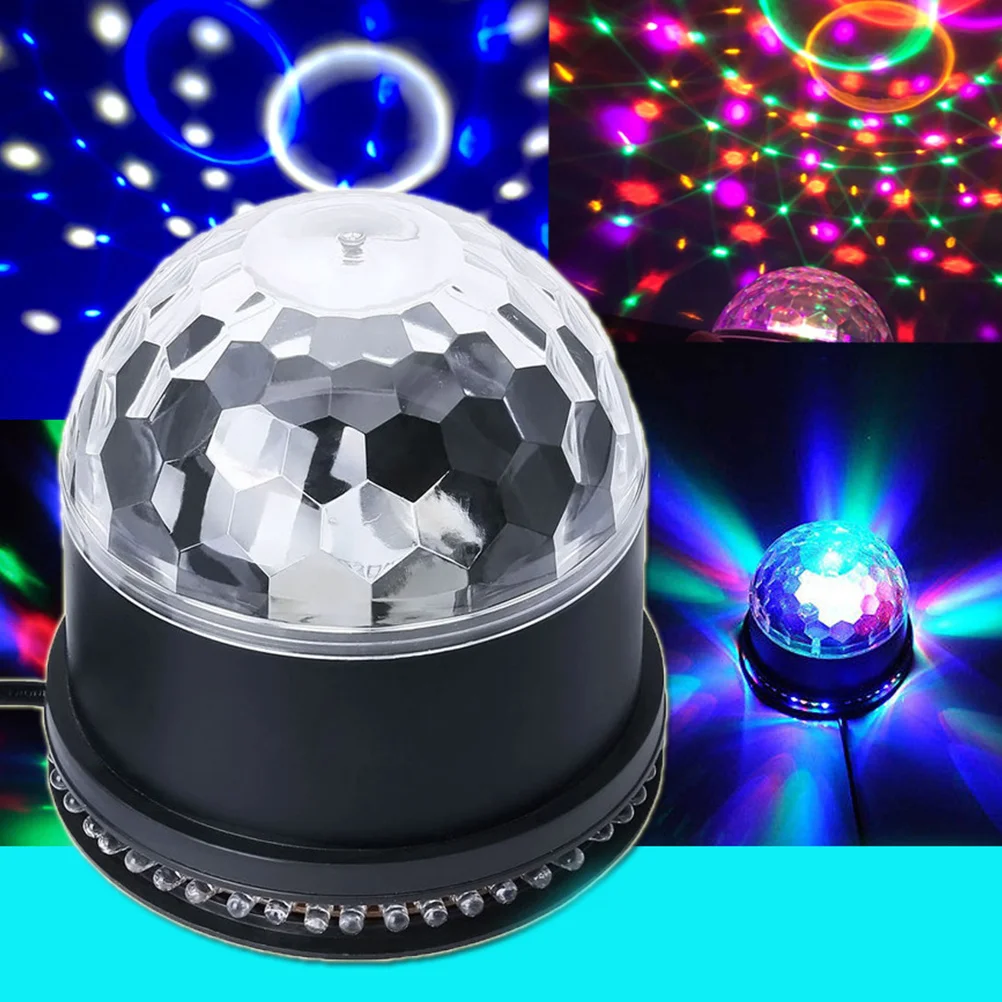 

Voice Control Mini Stage Light LED Colorful Projection Lamp for Night Plug Black Projector Light Projection Lamp