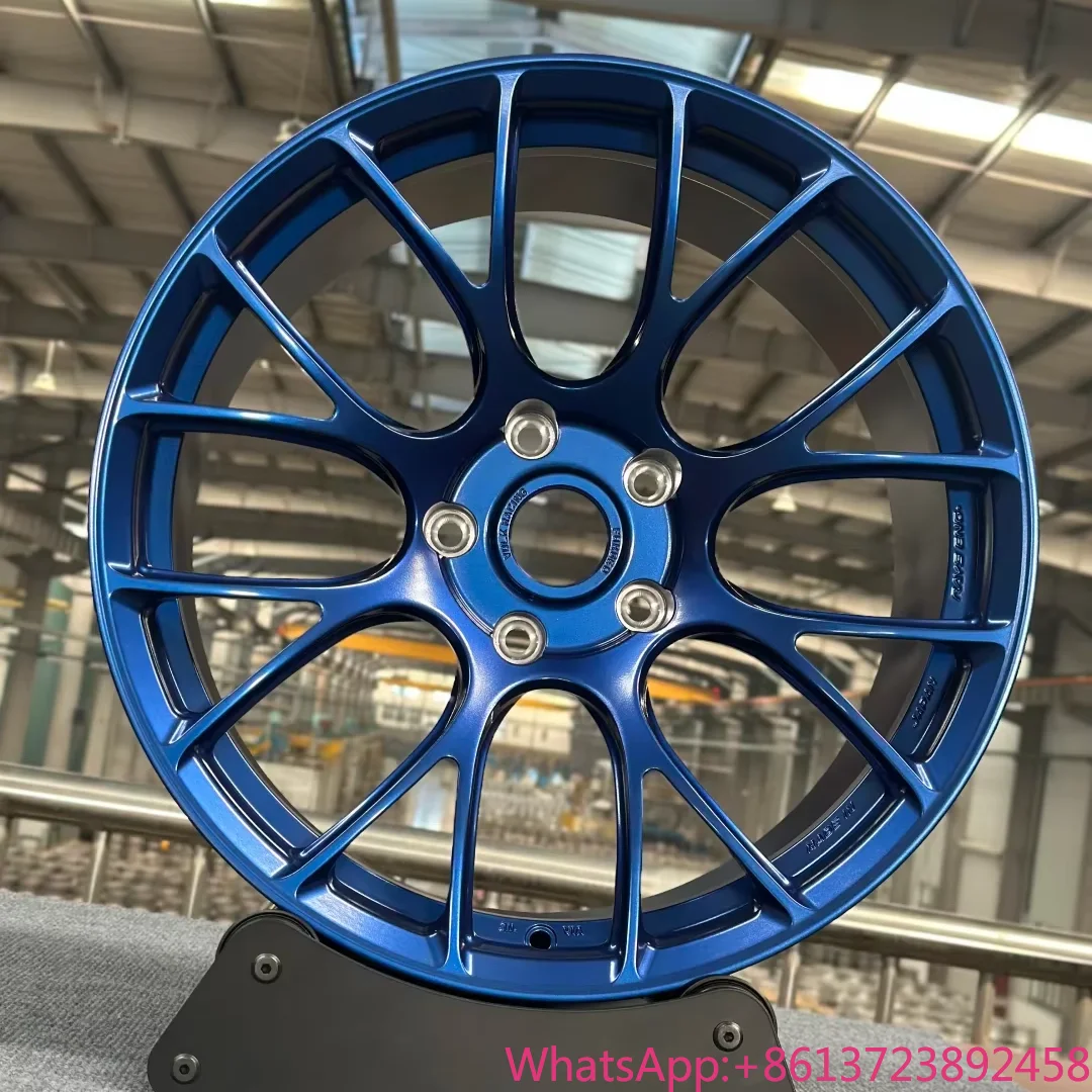 

1 Piece Luxury Forged Alloy Wheels Dark Blue Forged Wheel for Toyota Mercedes - Benz Tesla BMW Ford