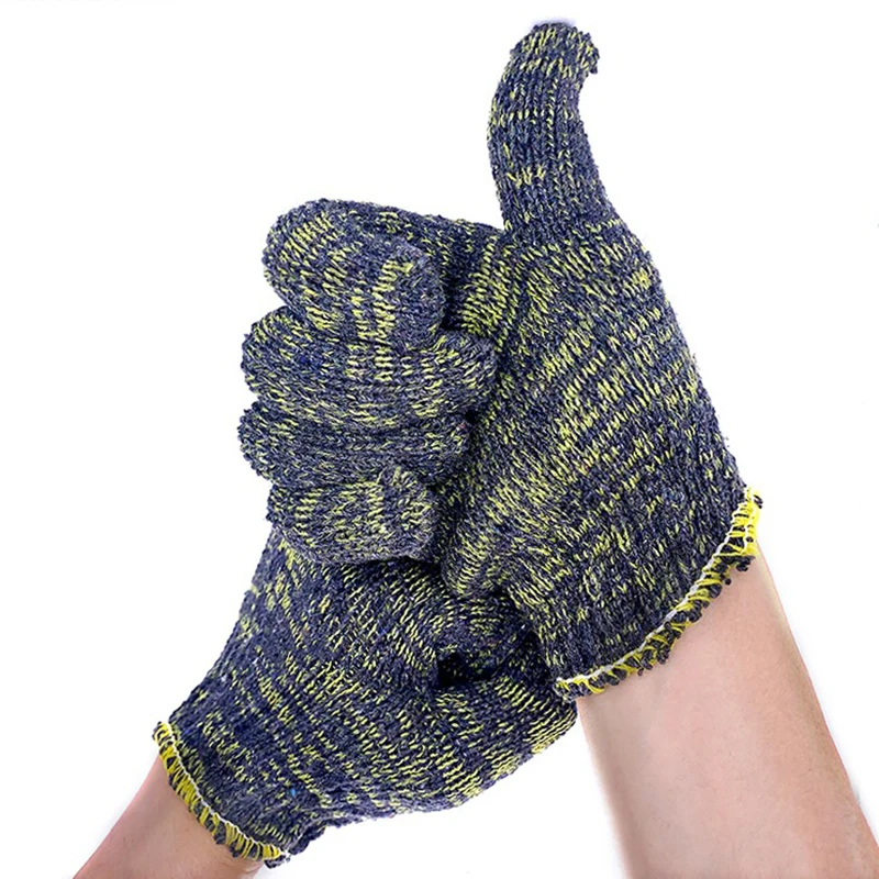 Work Cotton Gauze Gloves Safety Protection Labor Gloves Painter Mechanic Warehouse Gardening Construction Barbecue Gloves