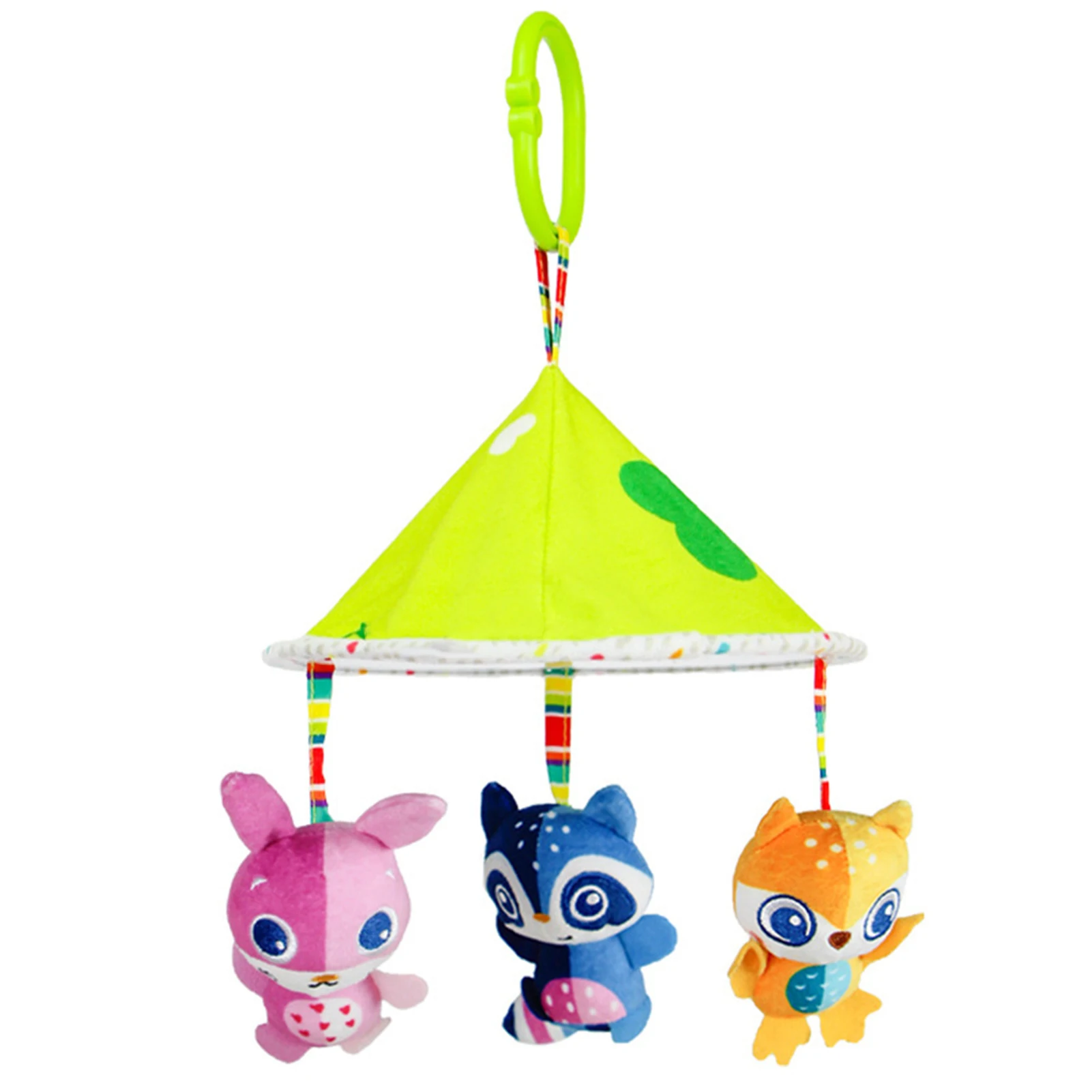 Giocattolo di peluche infantile Animali dei cartoni animati Letto di peluche Bambola di avvolgimento Decorazione del letto del bambino