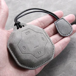 Leather Car Key Case Cover Protective Shell for Chery Jetour To Genesis Traveller T2 X90 X70 X95 DASHING X-1 Plus DTC L9 Kechain