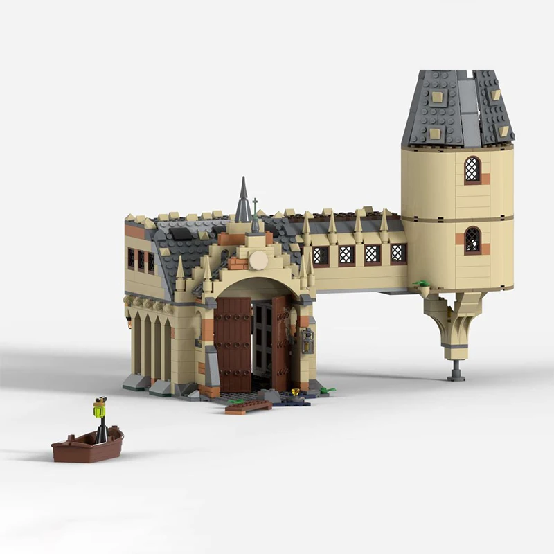 694pcs MOC Harry Bridge House Scenic DIY Model Bouwstenen Verjaardag Speelgoed Cadeau