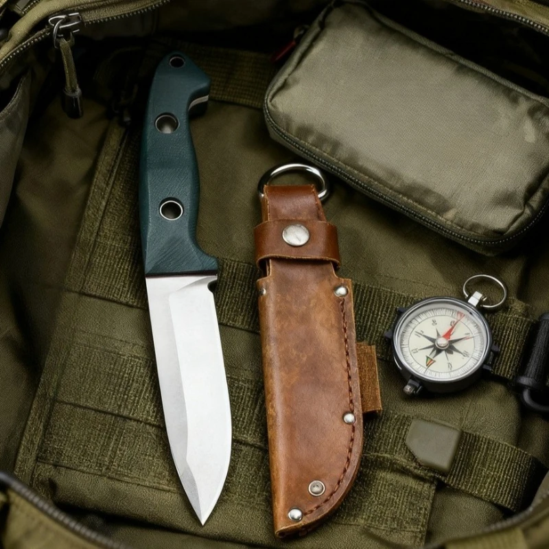 

Нож для походов с фиксированным клинком и рукоятью G10, многофункциональный инструмент с клинком D2 для повседневного использования, альпинизма и рыбалки