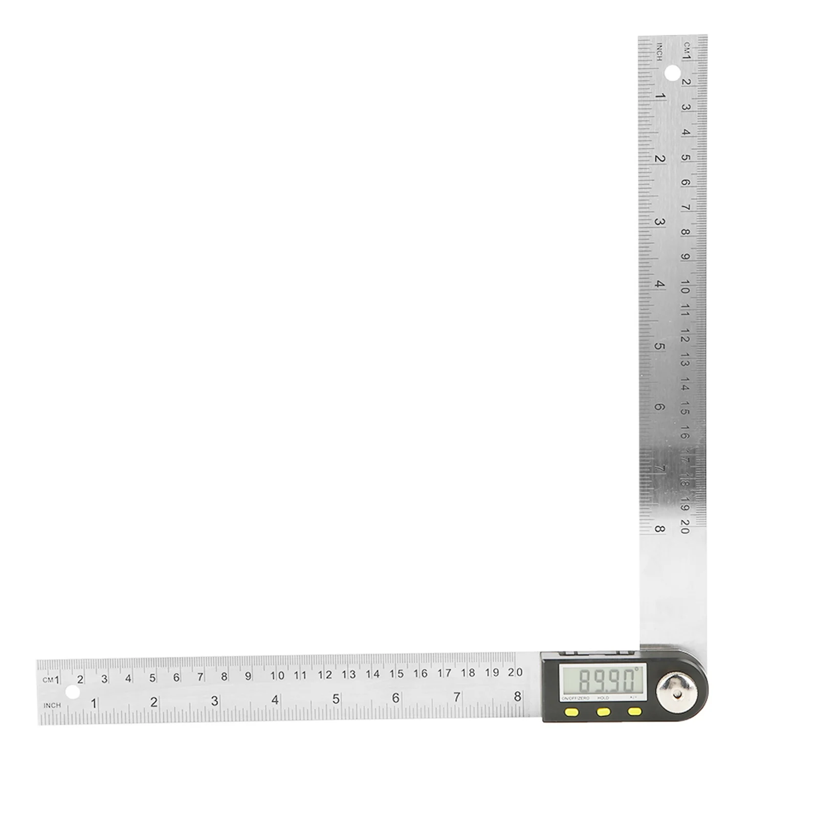 Digital Angle Finder 10‑390mm Stainless Steel Electronic Protractor Digital Goniometer Angle Finder Miter Gauge Ruler